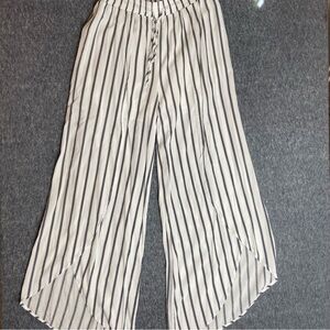 LA CHARME U  Women's Striped Wide-Leg Pants Size S